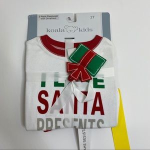 Koala Kids Christmas Santa Pajama Gift Set